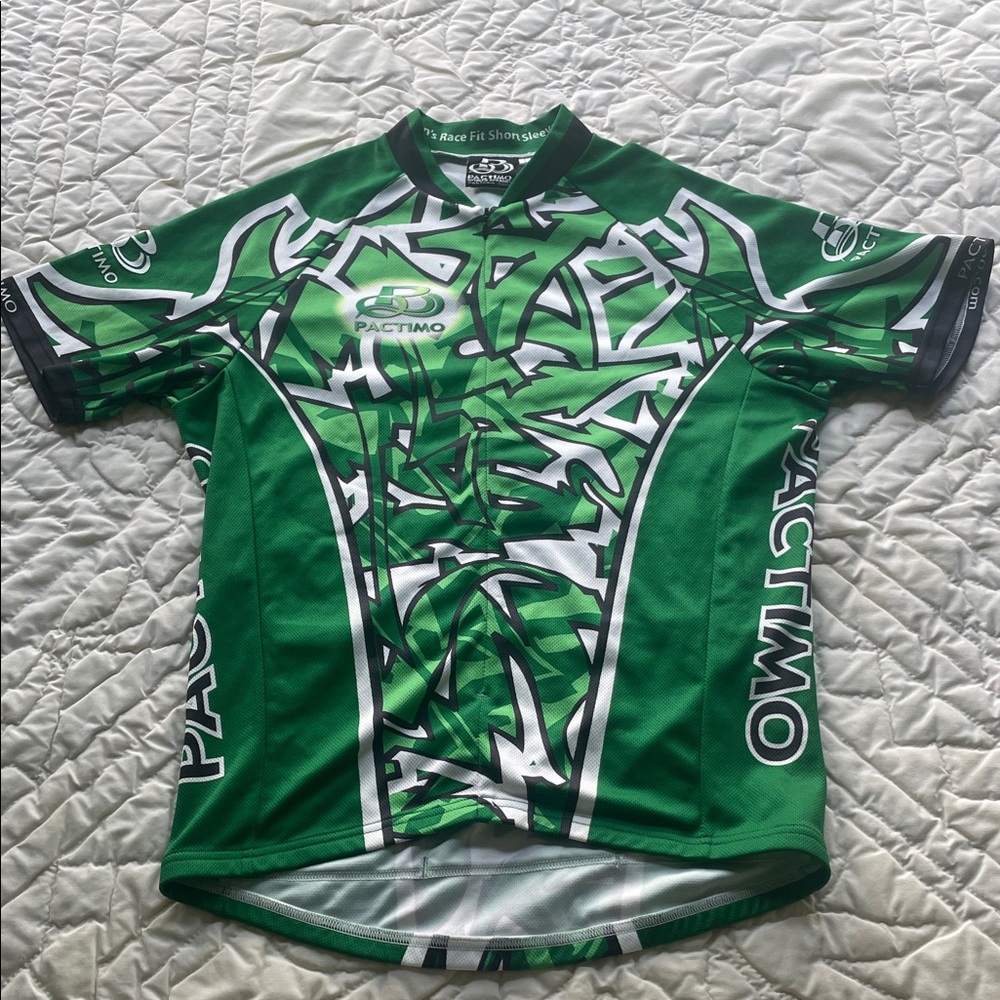Pactimo Green Short Sleeve Women's Tee Size L